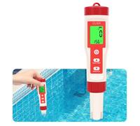 7JI Testeur pH Chlore Piscine, 5 en 1 pH, Chlore, ORP, H2, Température
