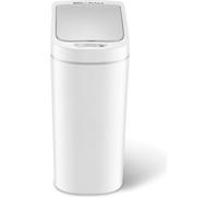 7L Commutateur automatique de capteur poubelle étanche Smart Home Poubelle Collection Boîte de rangement Ouverture automatique Fermeture Matériau durable Poubelle - Blanc