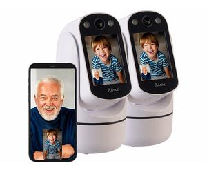 7Links 2 caméras de surveillance motorisées Pan-Tilt Full HD connectées avec écran