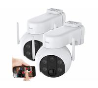 7Links 2 caméras de surveillance Pan-Tilt rechargeables connectées 2K IPC-895