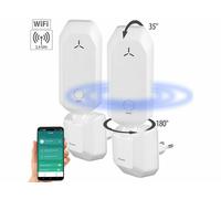 2 répéteurs wifi connectés 300 Mbps WLR-100.app avec antenne orientable