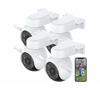 7Links 4 caméras d'extérieur motorisées Pan-Tilt 4K connectées IPC-760