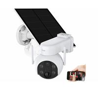 7Links Caméra de surveillance Pan-Tilt connectée 2K IPC-895 avec panneau solaire 5 W