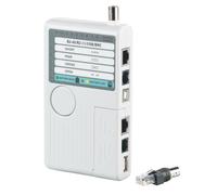 7Links Testeur de câbles 4-en-1 pour RJ-45, RJ-11, USB A+B et BNC