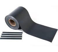 7m² de brise-vue en PVC gris Clôture écran antibruit double barre 35m