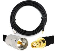 7m PL259 vers SMA mâle UHF câble coaxial étanche IP67 - HF400 Flexible 50 Ohm Câble d'extension (équivalent LMR400 UF UltraFlex) - pour HAM CB Radio Antenne Mesureur de TOS Amateur Ondes courtes RF