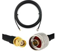 7m RP-SMA mâle vers N mâle Câble coaxial - 7 mètres de câble d'antenne à faible perte HF-240 (LMR 240 équivalent) câble d'extension 50ohm - pour routeur WiFi Antenne Wireless RF WLAN Radio Modem