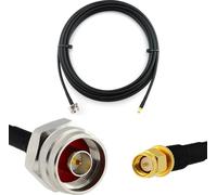 7m SMA mâle vers N mâle tête hex/molette - HF-240 (équivalent LMR 240) extension câble d'antenne - pour WiFi RF antenne GSM LTE 4G 5G 6G routeur amplificateur de signal Lora Ham CB radio