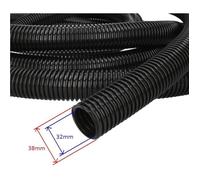 7m Tuyau Annelé Souple Multi-usages 32mm - Longueurs et diamètres variés- Flexible pour Plomberie et Jardin