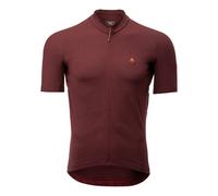7Mesh Ashlu Merino Jersey SS Men Port Homme Bordeaux - Maillots manches courtes de cyclistes hommes XS