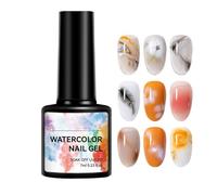 7ml Blooming Nail Arts Gel, Watercolor-Style Soak-Off Polish for Fingertip Design, Nail Arts Spreading Effect Gels for Women, Girls, Creative Personal Care Use, 1 Piece