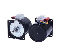 7mm center shaft 60KTYZ 14W 220V AC Permanent Magnet Synchronous electronic starter CW/CCW Low Speed electronic starter 2.5/5/10/15/20/30/50/60/80/110rpm IINKUEYK(80rpm)