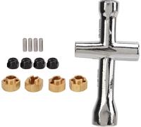 7mm Laiton Hex Rad Hubs Adapter Remplacement stable pour axial SCX24 1/24 voiture à distance