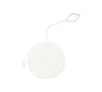 7P6807185 7P6807186 Capuchon Crochet Remorquage Pare Chocs Avant Gauche pour VW pour Touareg 2011 2012 2013 2014(Blanc)