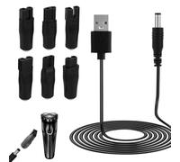 7PCS 5V USB Chargeur de Rasoir Câble Universel pour Braun Philips Oneblade Tondeuse Aspirateur Piscine Intex pour Différentes Marques de Rasoir Kit de Chargeur,Purificateurs