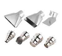 7pcs Buse de Pistolet à Air Chaud pour Pistolet à Air Chaud Buse à Air Chaud de Remplacement Station de Soudure à Air Chaud en Acier Inoxydable 1500-2000W 35-40mm