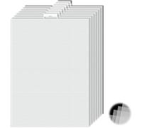 7pcs Canevas Plastique 14CT 28x21cm Feuilles de Toile en Maille Plastique Canvas Broderie Toile Grillage Plastique Blanc Feuille Plastique Rigide pour Sac Bricolage Artisanat Point Croix Tapisserie