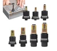 7Pcs Carbon Steel M3-12 Rivet Nut Tool Kit for Drill and Manual Wrench