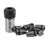 7pcs Collet a ressort acier ER11 1/2/3/4/5/6 / 7mm avec 5mm ER11A Support d'arbre de moteur de tige d'