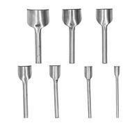 7Pcs Demi-Rond Cutter Poinçon C Type Sangle Fin Poinçonnage Outils pour Artisanat Ceinture En Cuir 10 - 40mm