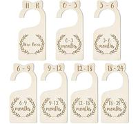 7pcs Diviseurs de Placard bébé en Bois Organisateurs de Placard bébé du nouveau-né à 24 Mois pour Décor de Pépinière