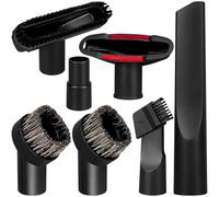 7Pcs Embout Aspirateur Universel 32-35mm, Accessoires Suceur Convient pour Rowenta, Philips, Bosch et Autres Marques, Brosse Aspirateurs per Nettoyage Poils Animaux & Interieur Auto