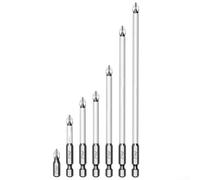 7pcs Embouts Visseuse PH2, Acier Allié, Anti-Glissant | Pour Extraction de , Fonction Anti-Glissement, pour idÃ©al Bricoleurs, Acier AlliÃ© Durci, 7 Tailles DiffÃ©rentes