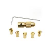 7pcs/set 2.35/3.17/4.05/5.05mm Brass Collet Drill Chucks For electronic starter Shaft Drill Bit Tool Drill Chuck Adapter CZAOINCU(2.35mm)