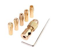 7Pcs/set Brass Collet For Rotary electronic starter Shaft Drill Chuck Bit Tool For 0.5-3.0MM Drill Bit RUAJOGYNVM