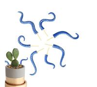7pcs Stakes Tentacle Octopus - Glow in The Dark House Plant Accessoires décoratifs, Tentacles de Monstres Marins, Stumps Fun Garden Plant Decorations, Convient pour la en Pot en intérieur e