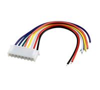 7S 8Pin Femelle JST-XH Lipo Balance Wire Extension Lead Charger Plug Plug Terminal Cable 26AWG 10cm 10Pcs