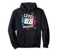 7th Birthday Boy Level 7 Unlocked 7 Year Old Birthday Gaming Sweat à Capuche