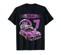 7th Birthday Bruh Racing Car Party Outfit 7 Year Old Boys T-Shirt