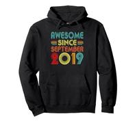 7th Birthday Idea Awesome Since September 2019 7 Years Old Sweat à Capuche