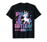 7th Birthday Unicorn Outfit for 7 Year Old Girls Since 2019 T-Shirt