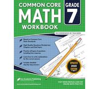 7th Grade Math Workbook: Common Core Math Workbook