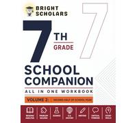 7th Grade School Companion: All in One Workbook - Volume 1: Grade 7 Mixed Subject Subjects School Year Practice: Math, Reading, Life Science, World ... Grammar, Vocabulary & Critical Thinking