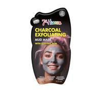 7th Heaven Masque facial à la boue au charbon de bois avec acide glycolique - exfoliant - tous types de peaux
