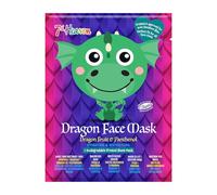 7th Heaven Masque facial dragon hydratant pour peaux sensibles, pour enfants à partir de 8 ans, masques en tissu sans cruauté envers les animaux - Véritable masque 7th Heaven pour soins de la peau