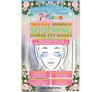 7th Heaven Patchs hydrogel apaisant sous les yeux pour les yeux fatigués avec proline et rose stimulant le collagène | Réduit l'apparence des cernes et des ridules