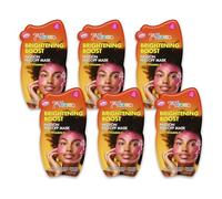 7th Passion Lot de 6 masques exfoliants pour le visage avec vitamine C - Masques 7th Heaven pour le visage et la peau