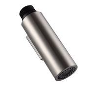 7Trees Tête de pulvérisation extractible pour robinet de salle de bain et cuisine - Pièce de rechange G 1/2 - Bec de 2 cm (MÂLE) - Nickel brossé