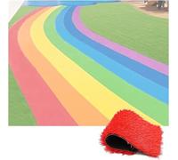 7UIYgtyO LNNNW Pelouse en Gazon Synthétique Gazon Artificiel synthétique, Tapis d'extérieur, Faux Gazon découpable, décoration de Jardin(59.10X78.80in)