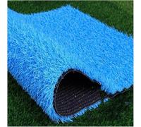 7UIYgtyO LNNNW Pelouse en Gazon Synthétique Tapis de Gazon Artificiel Bleu avec Trous de Drainage, 1,18 Pouces d'épaisseur, Faux Tapis de Gazon Artificiel for Patio et Jardin(150x200cm)