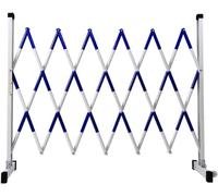 7UIYgtyO LNNW Barricades rétractables Barricade Mobile rétractable for Le contrôle des foules, Robuste et Durable (Bleu et Blanc) pour Les allées, Les Routes(1.2 * 2.5m)