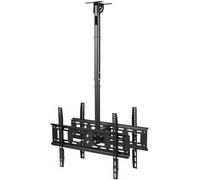 7UIYgtyO LNNW Support TV Mural orientable Support TV - Support de Montage TV au Plafond Double Face, Support TV télescopique extérieur au Plafond, for téléviseurs à écran Plat de 32 à 75 Pouces