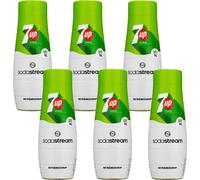 7UP Sirop Zéro Sucre 440ml pack de 6 concentrés pour Sodastream