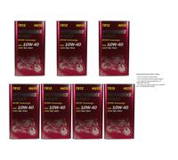 7x 4 Litre Original MANNOL huile moteur de Moto 7812 4-Takt Api Sl