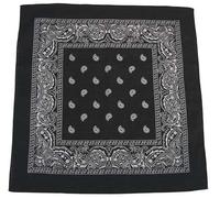 7X Bandana Masque Tour de Cou - Paisley USA Noir - Airsoft - Paintball - Hip hop - Moto - Country - Outdoor