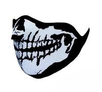 7X Produit Original - Masque Demi Cagoule Neoprene "Ghost Tete De Mort - Skull" - Taille Unique Réglable - Airsoft - Paintball - Ski - Snow - Surf - Moto - Biker - Quad